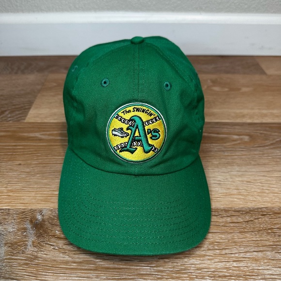 Athletics Fanatics Cooperstown Collection Unisex Green Adjustable Hat, OS - Picture 1 of 11